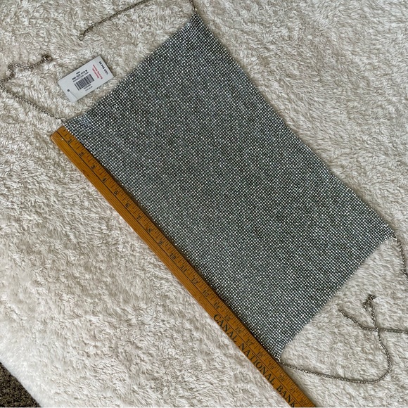 NWT Bodyrage Silver Chainmail Halter Top OSFM Clubwear Sexy New - Picture 4 of 9